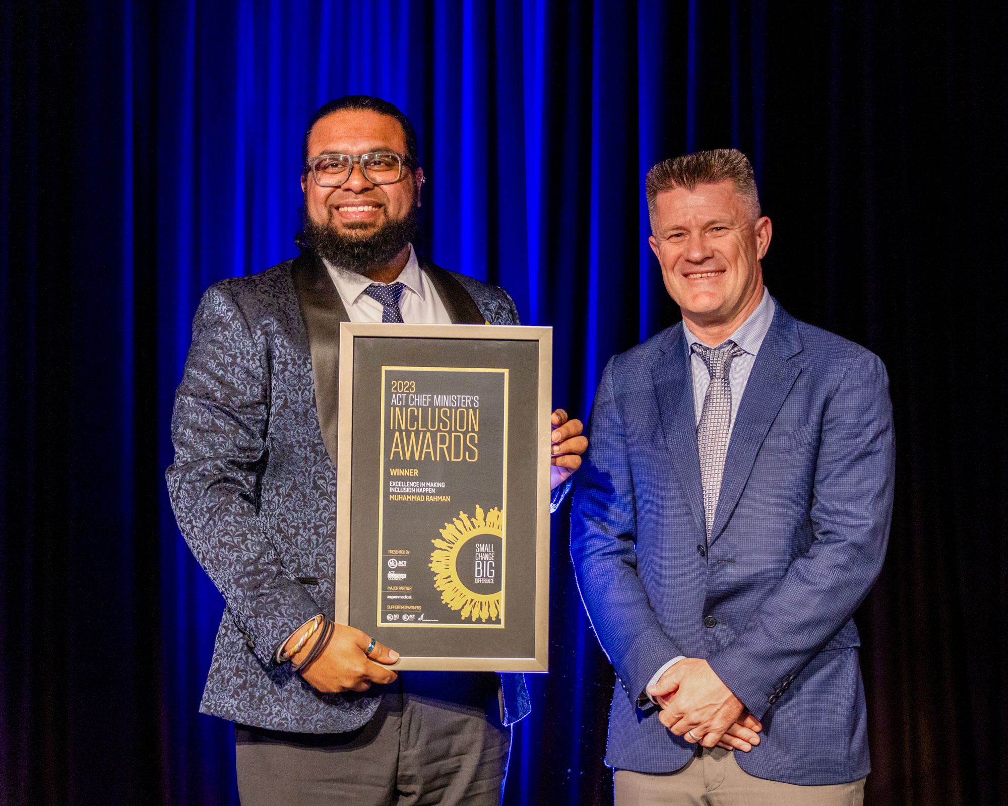 ACT Chief Minister’s Inclusion Awards Presentation